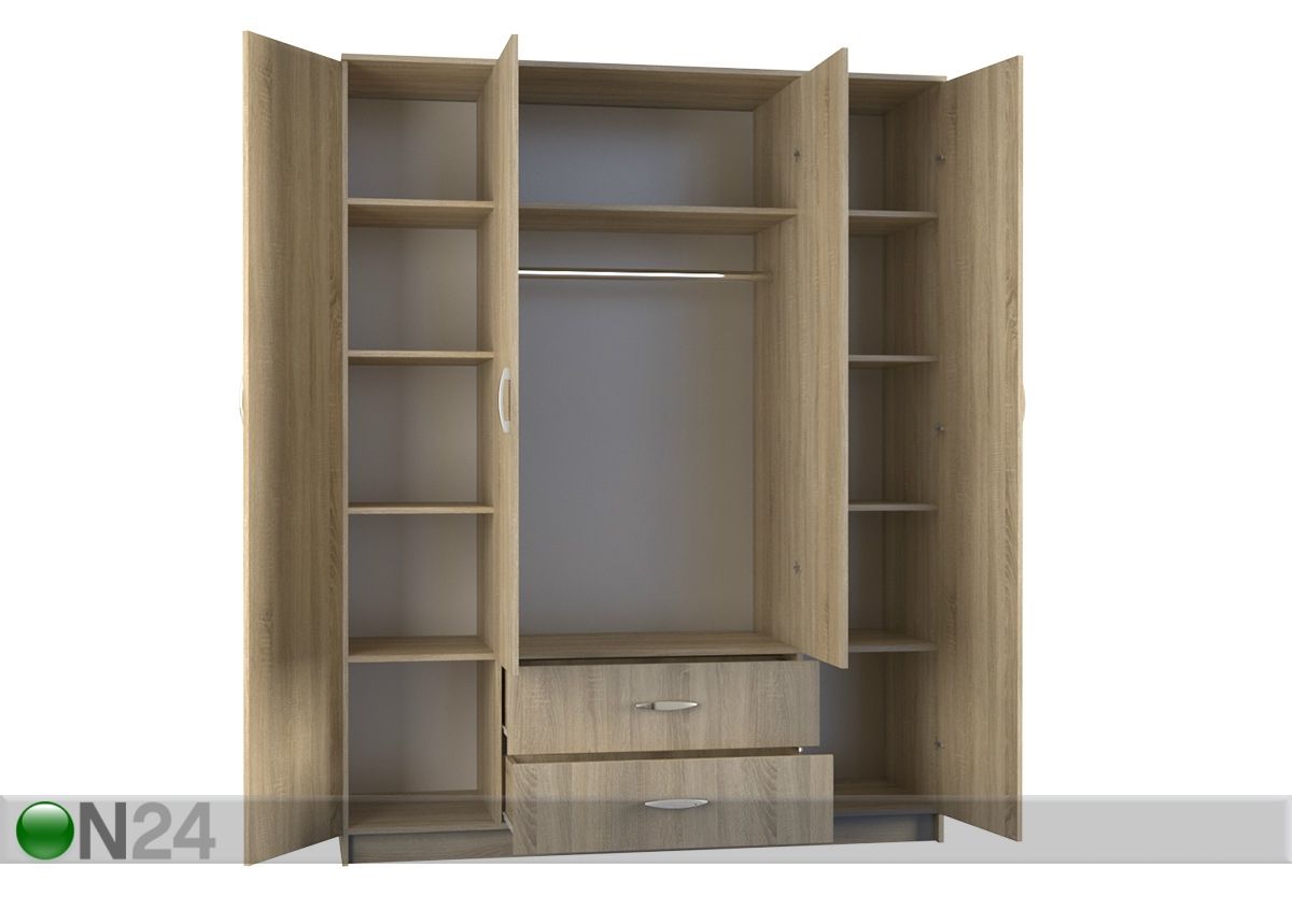 Riidekapp 160 cm suurendatud