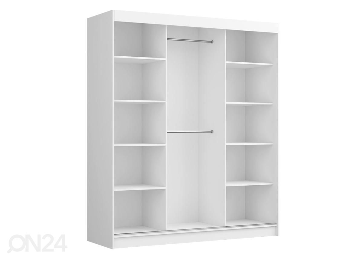 Riidekapp 180 cm + LED suurendatud