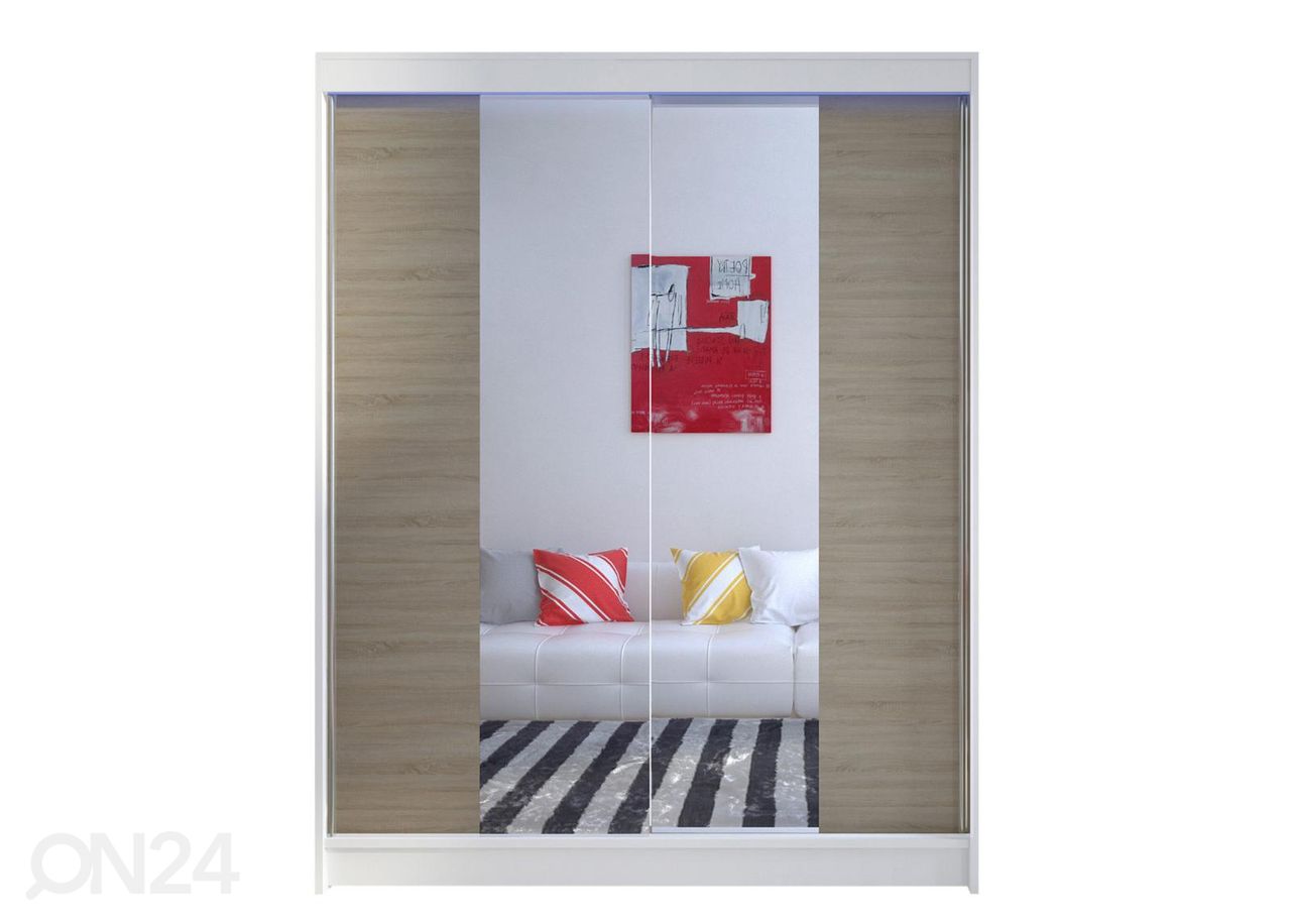 Riidekapp 2 + LED suurendatud