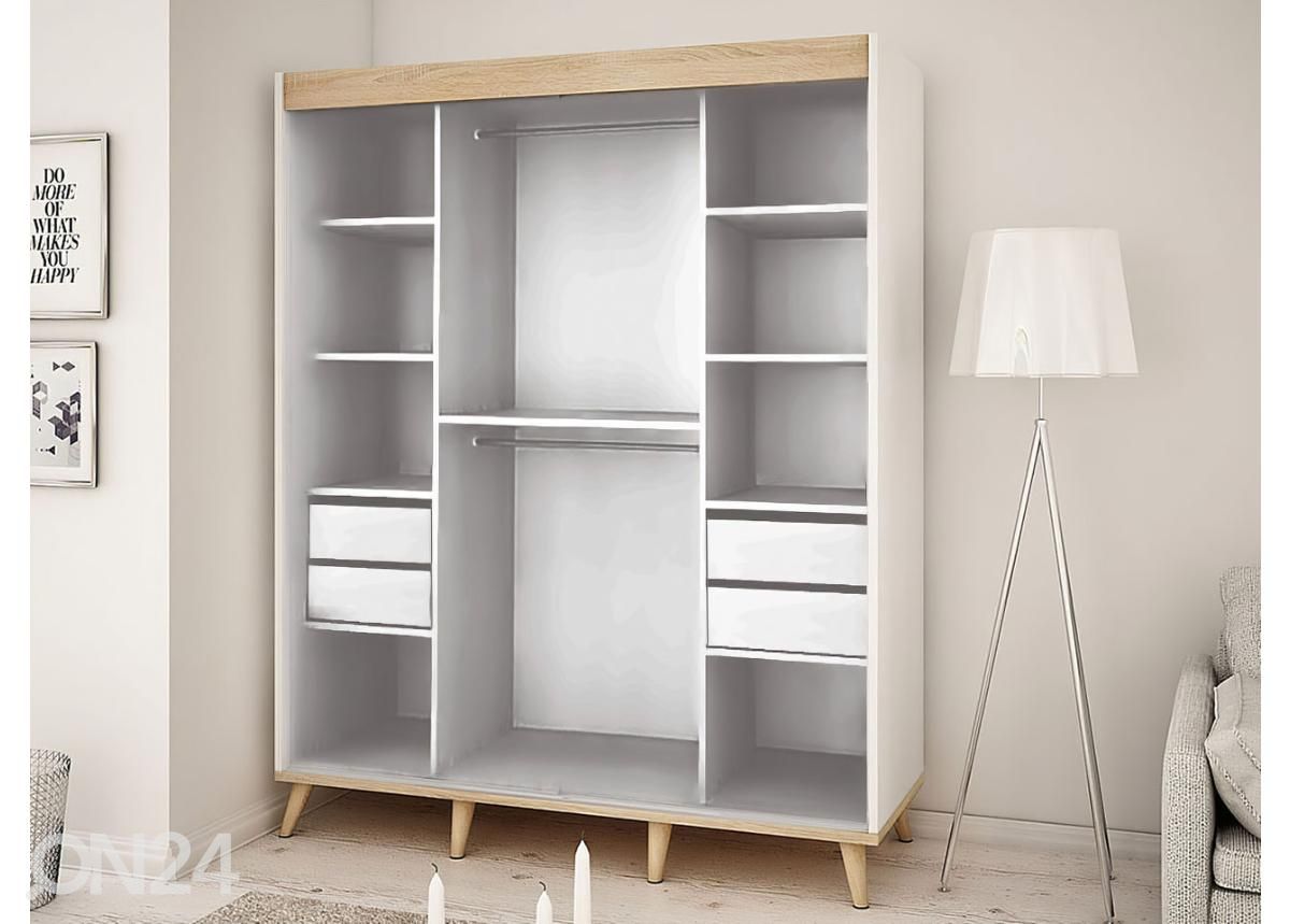 Riidekapp 200 cm suurendatud