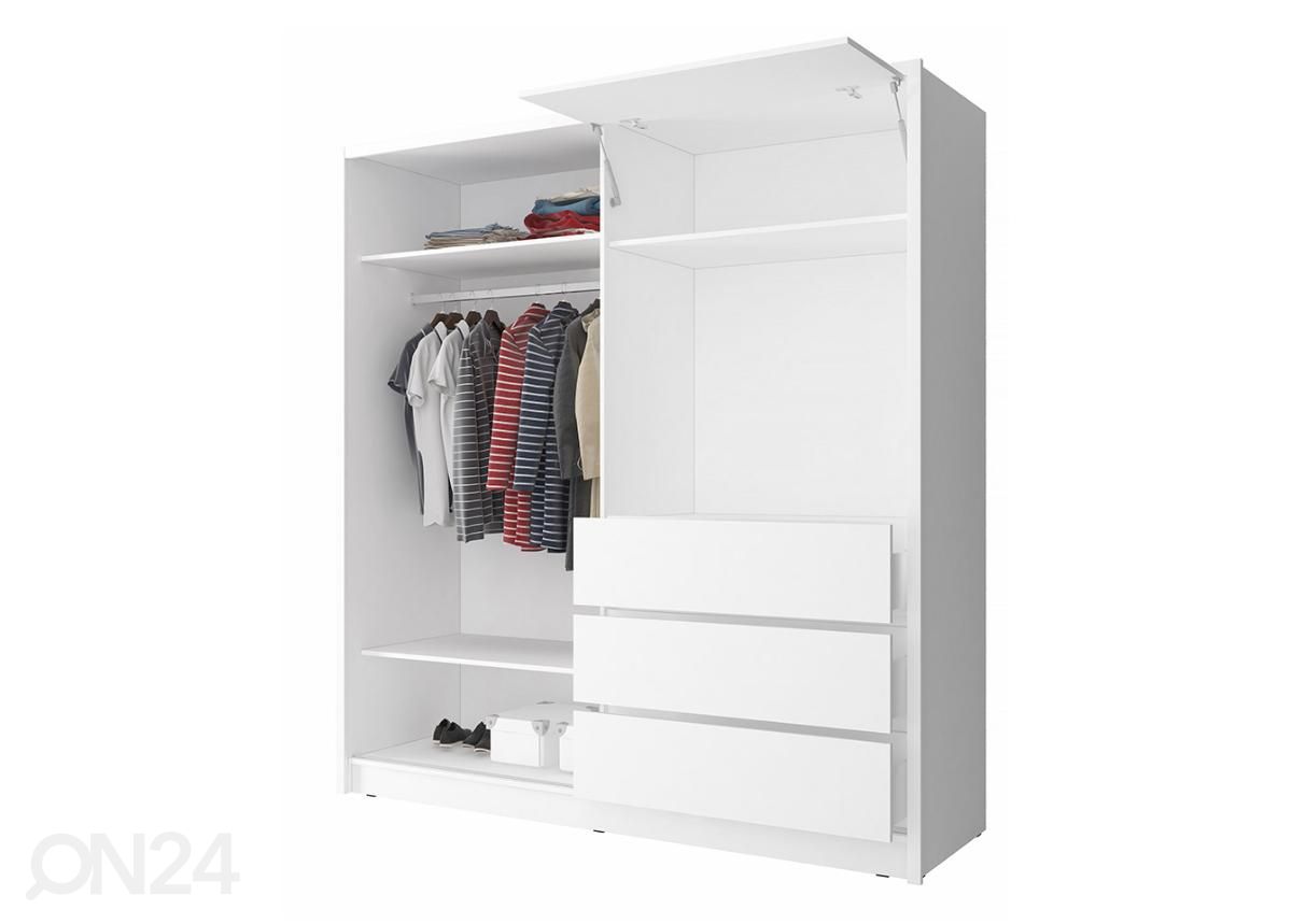 Riidekapp 204 cm suurendatud