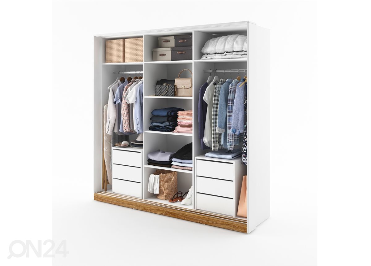 Riidekapp 220 cm suurendatud