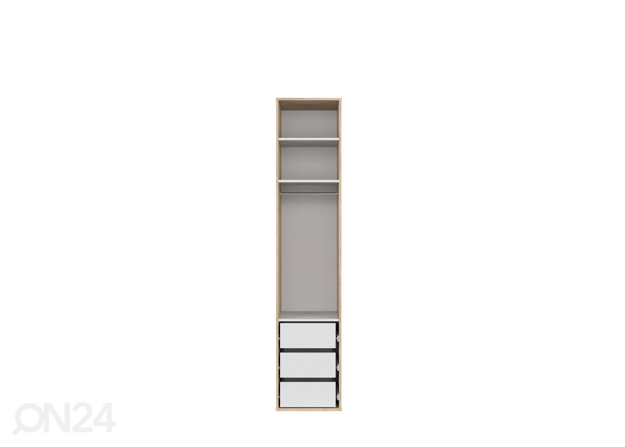 Riidekapp 50 cm suurendatud