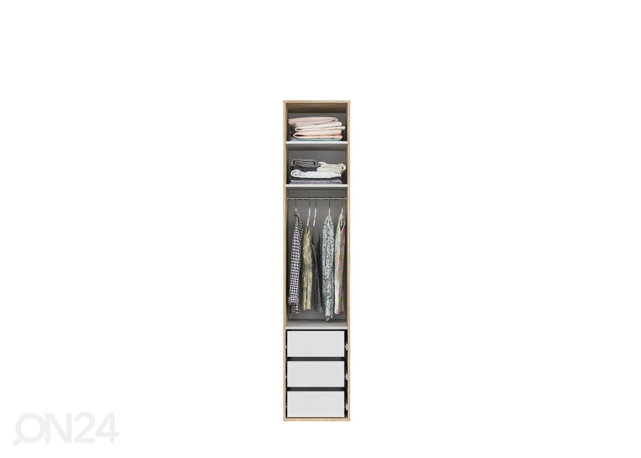 Riidekapp 50 cm suurendatud