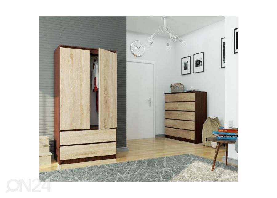 Riidekapp 90 cm suurendatud