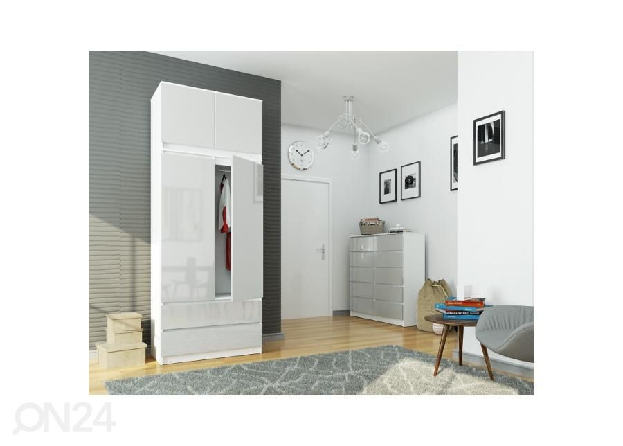 Riidekapp 90 cm suurendatud