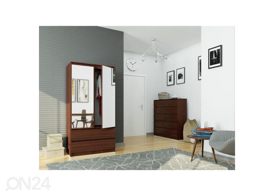 Riidekapp 90 cm suurendatud