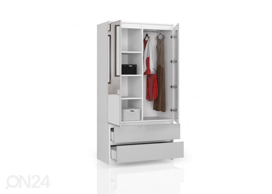 Riidekapp 90 cm suurendatud
