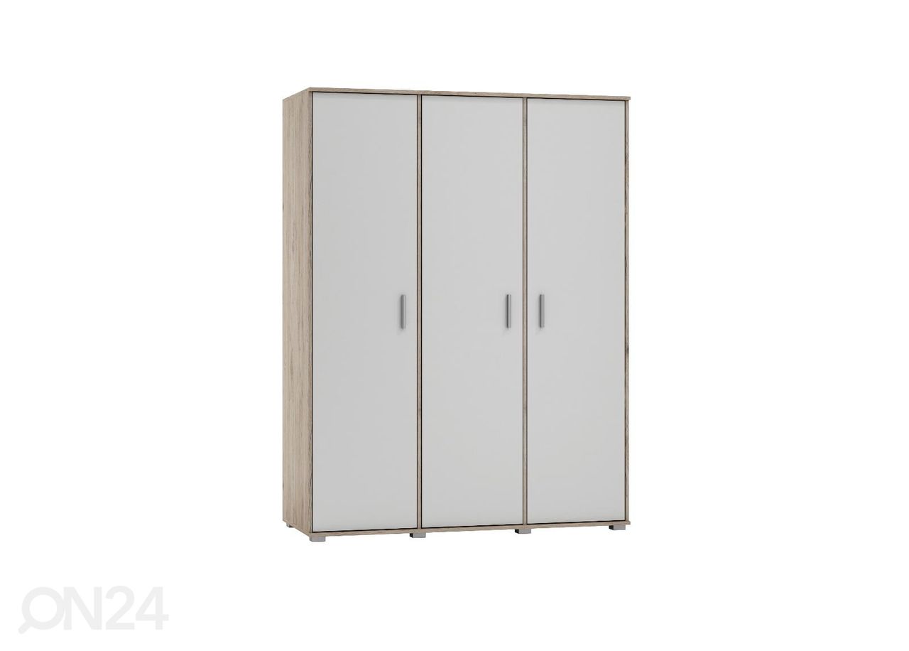 Riidekapp Aura 3-ukseline 150 cm suurendatud