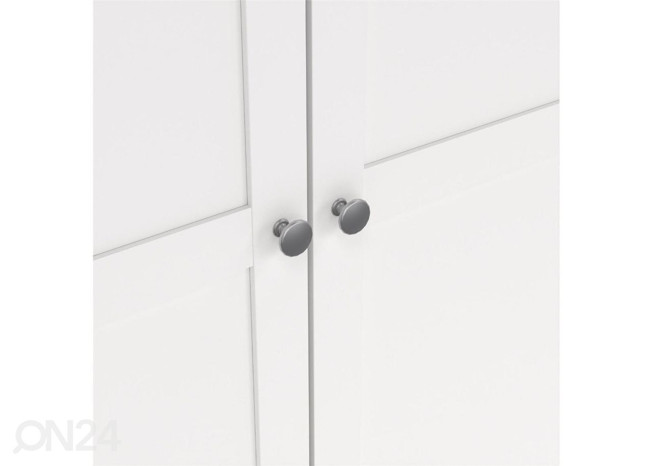 Riidekapp Billund 3, 147 cm valge suurendatud