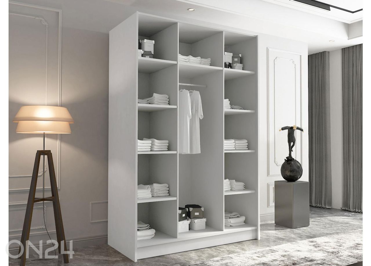 Riidekapp Calia III 150 cm suurendatud