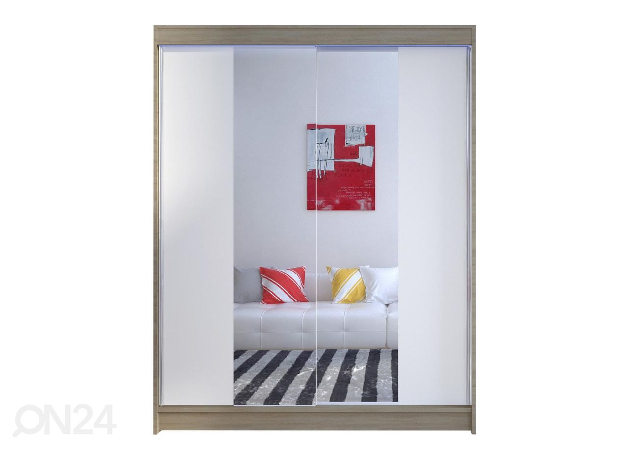 Riidekapp Camino 2 + LED suurendatud