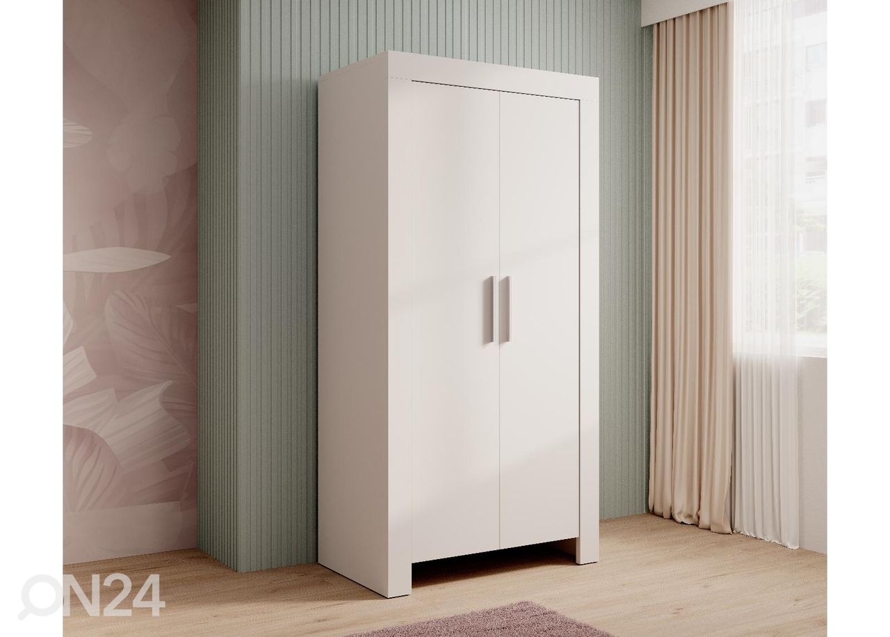 Riidekapp Cely 2-ukseline 100 cm suurendatud