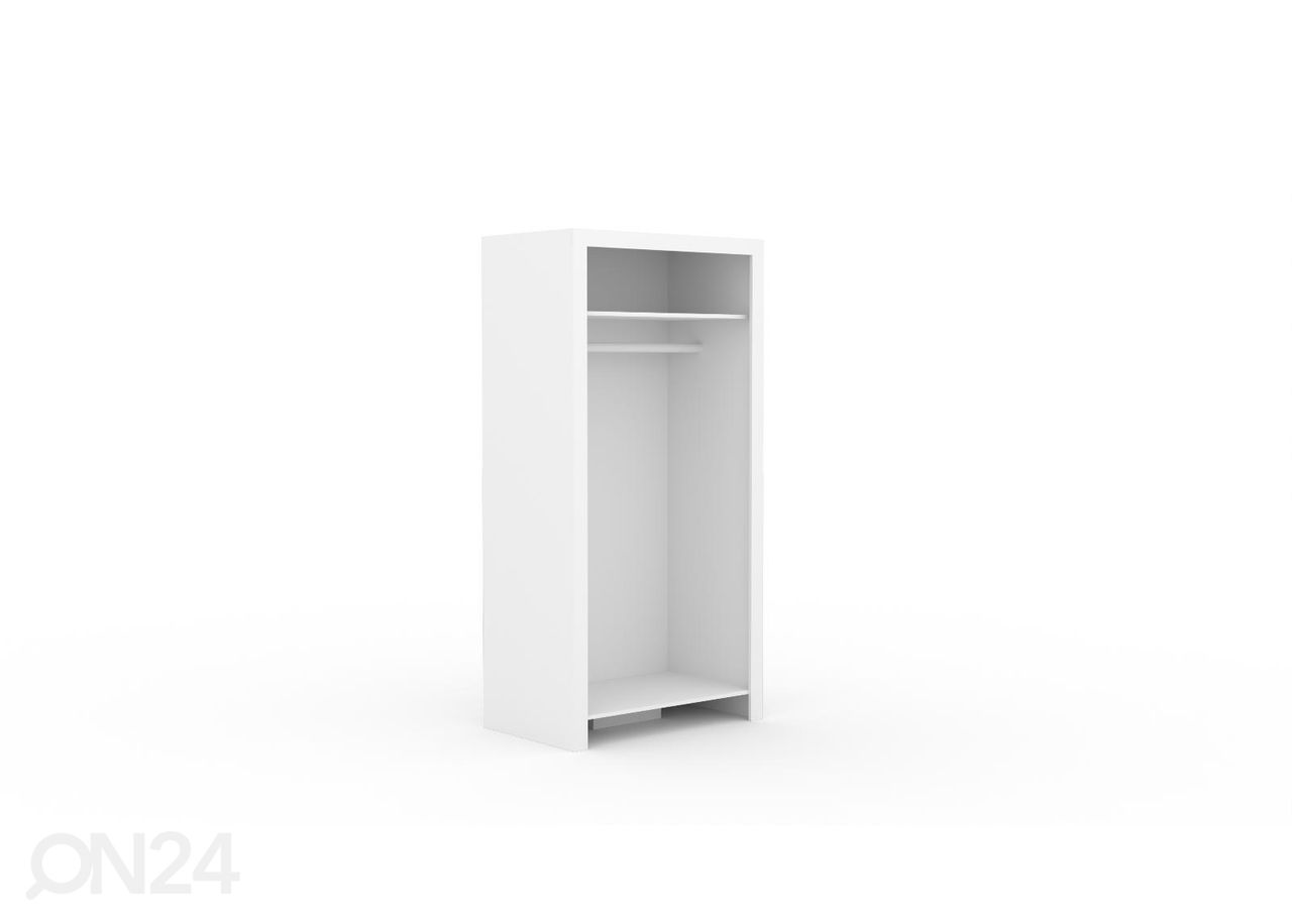 Riidekapp Cely 2-ukseline 100 cm suurendatud