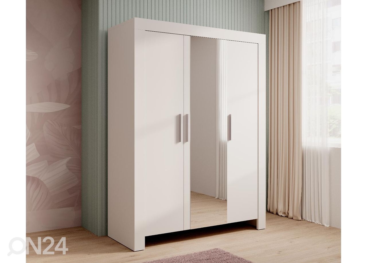 Riidekapp Cely 3-ukseline 150 cm suurendatud
