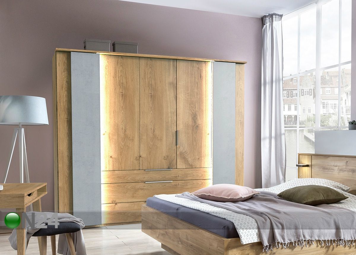 Riidekapp Chicago 250 cm suurendatud