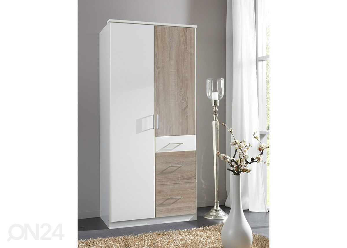 Riidekapp Click 90 cm suurendatud