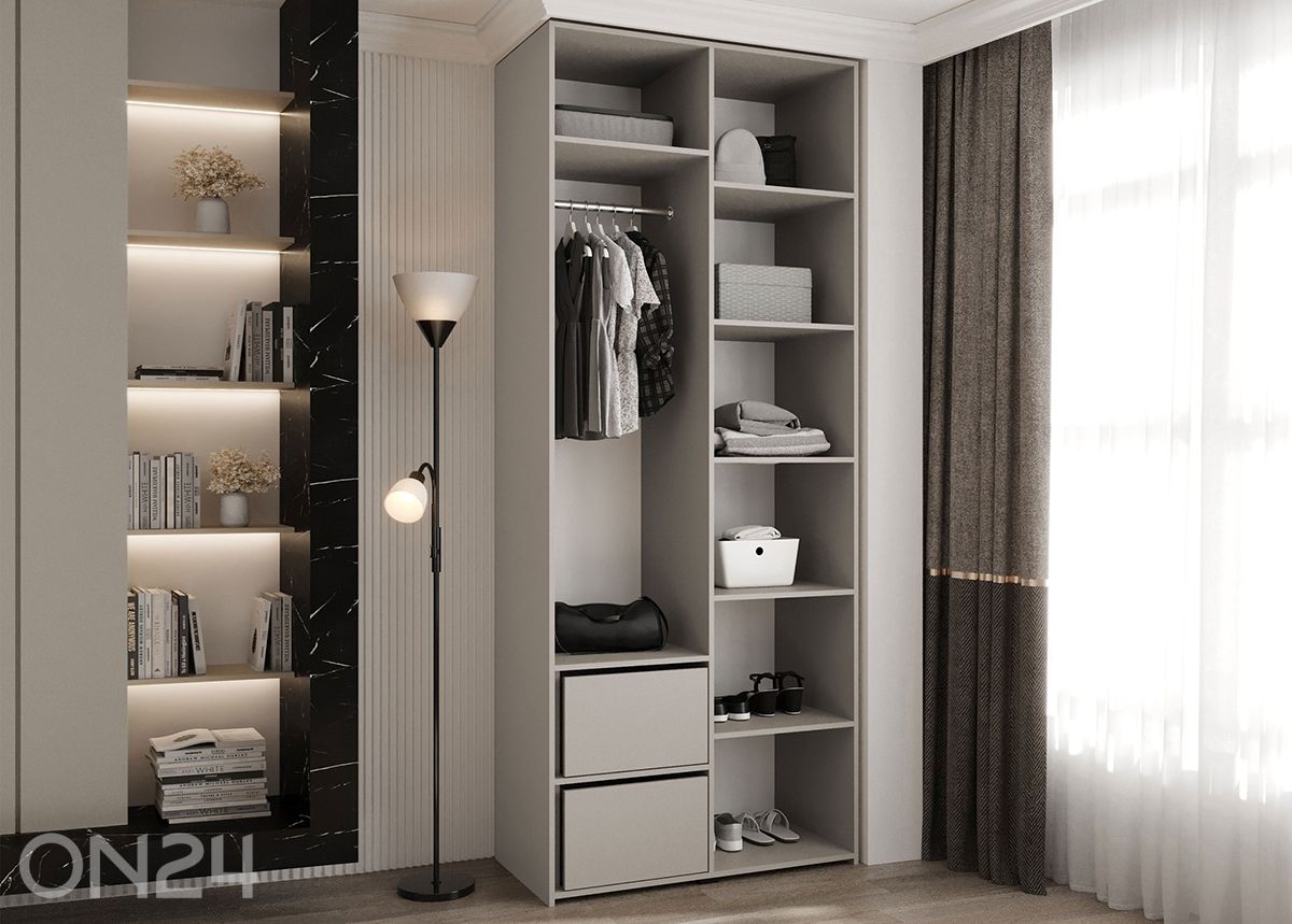 Riidekapp Como III 100 cm suurendatud