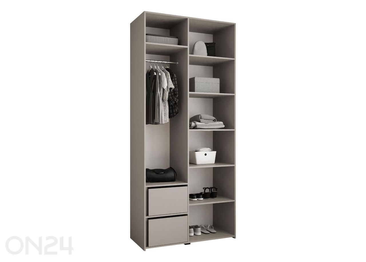 Riidekapp Como III 110 cm suurendatud