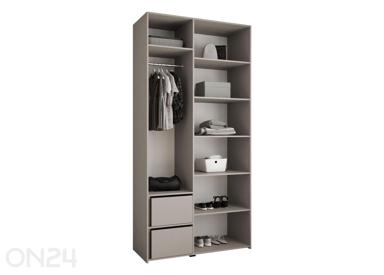 Riidekapp Como III 120 cm suurendatud