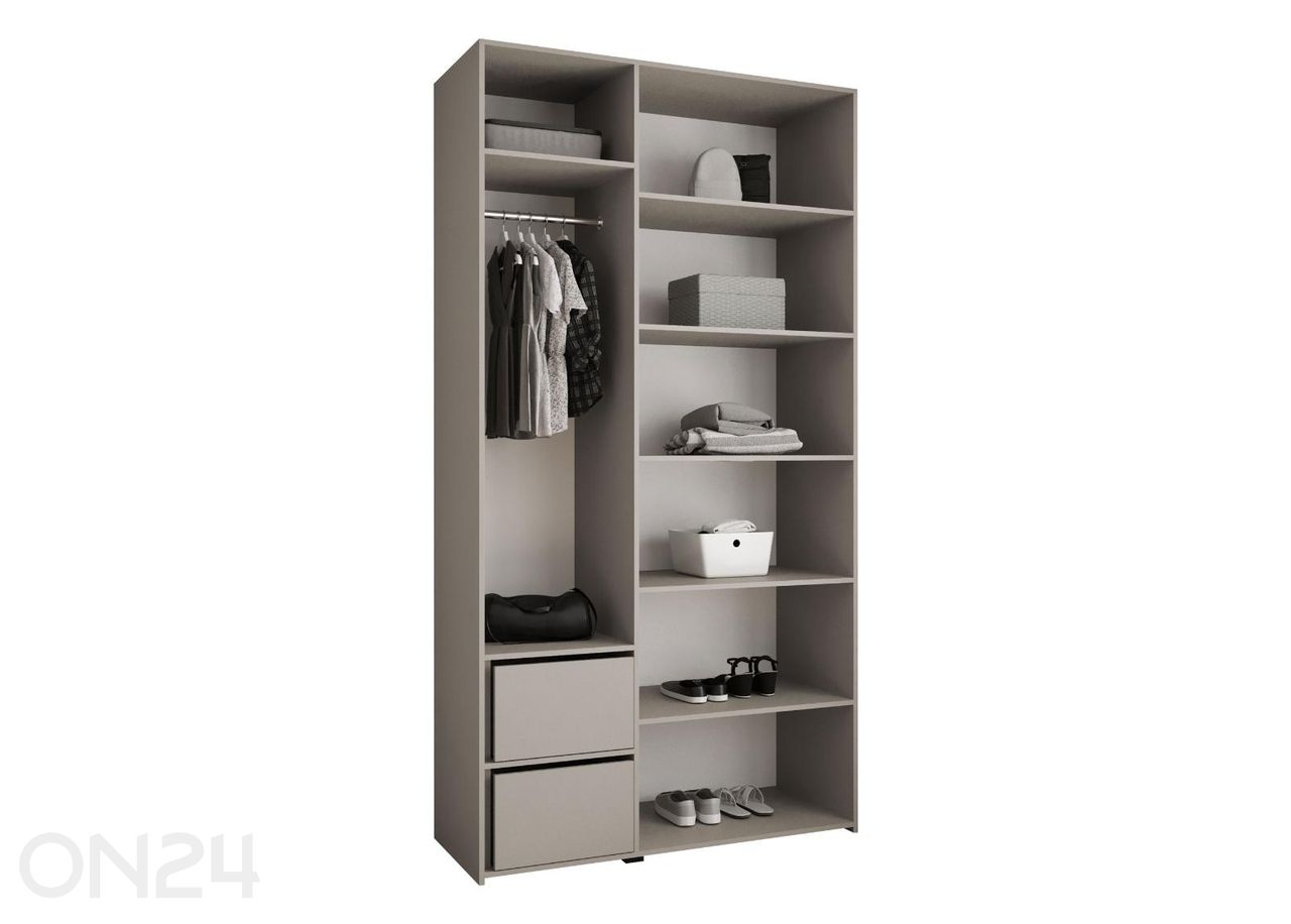 Riidekapp Como III 130 cm suurendatud