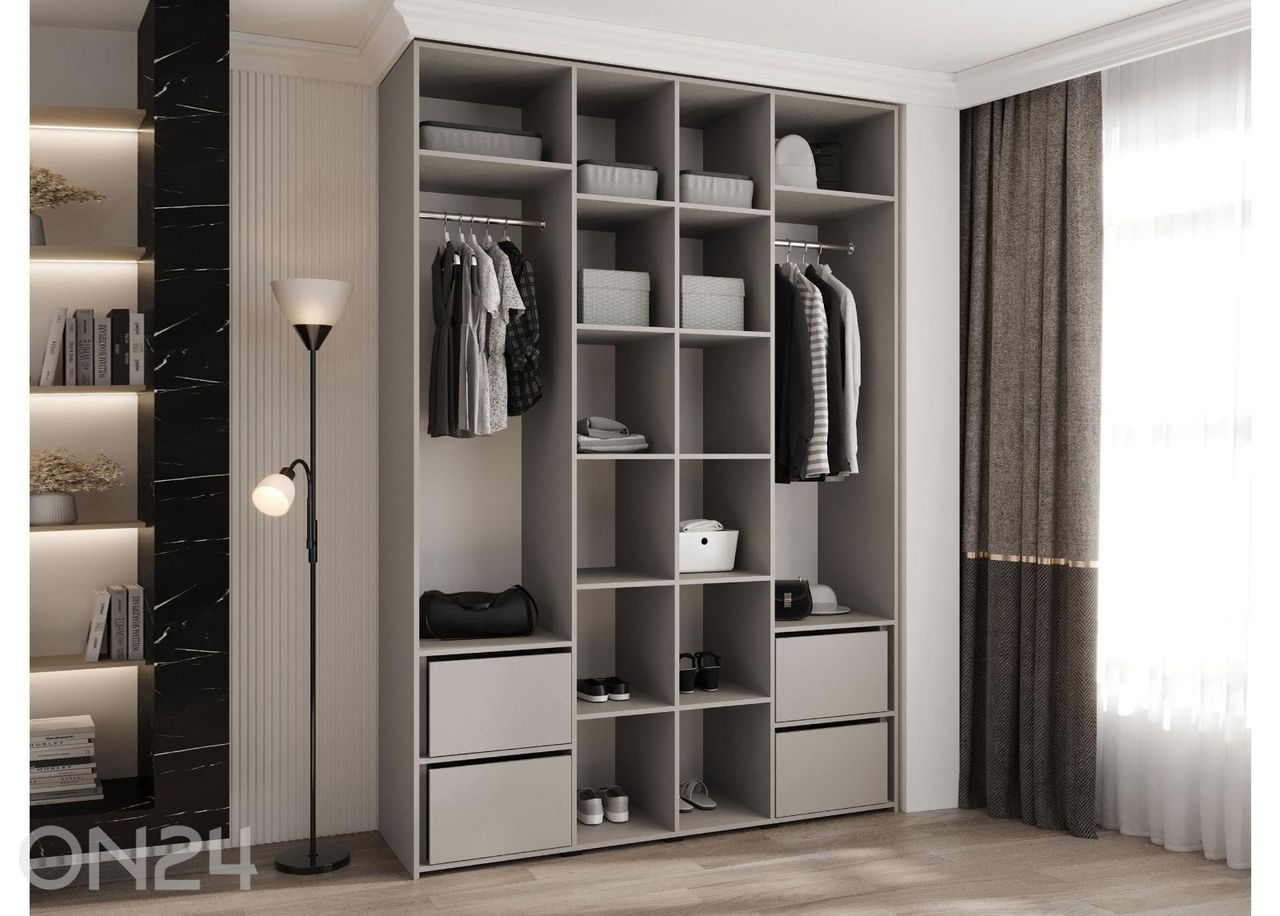 Riidekapp Como III 170 cm suurendatud