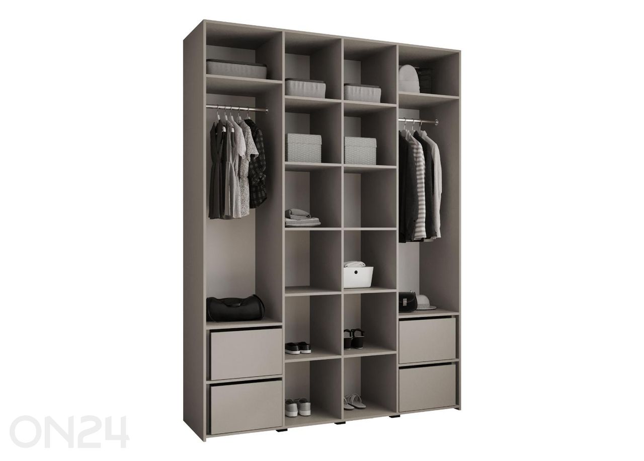 Riidekapp Como III 180 cm suurendatud