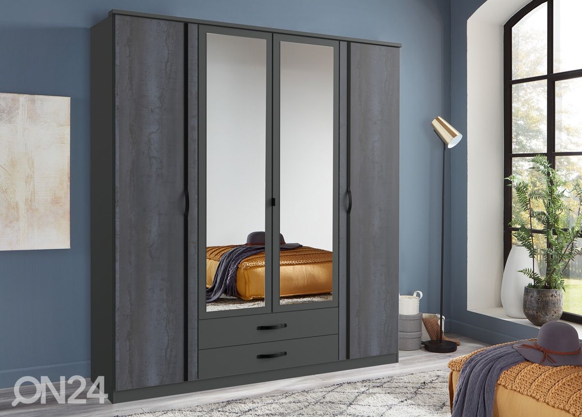 Riidekapp Duo2 180 cm suurendatud