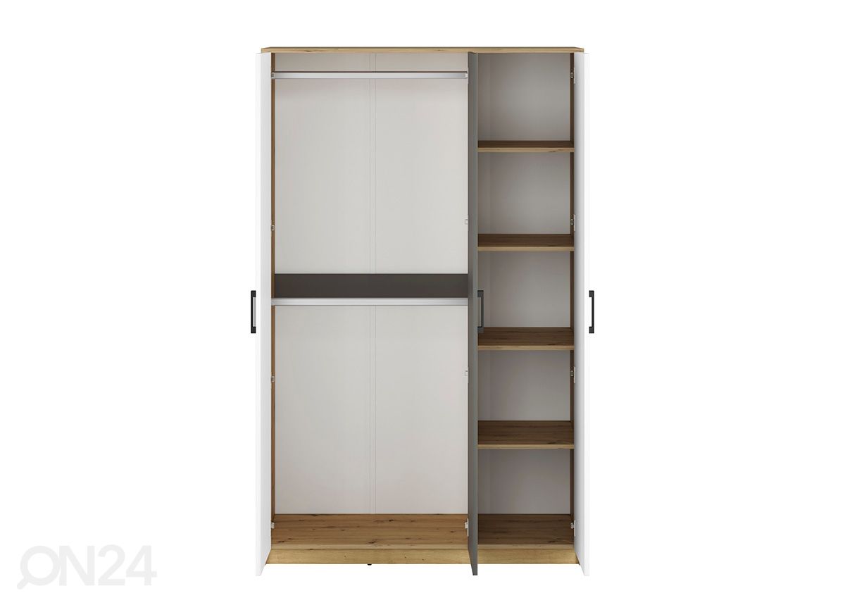 Riidekapp Firenze 119 cm suurendatud
