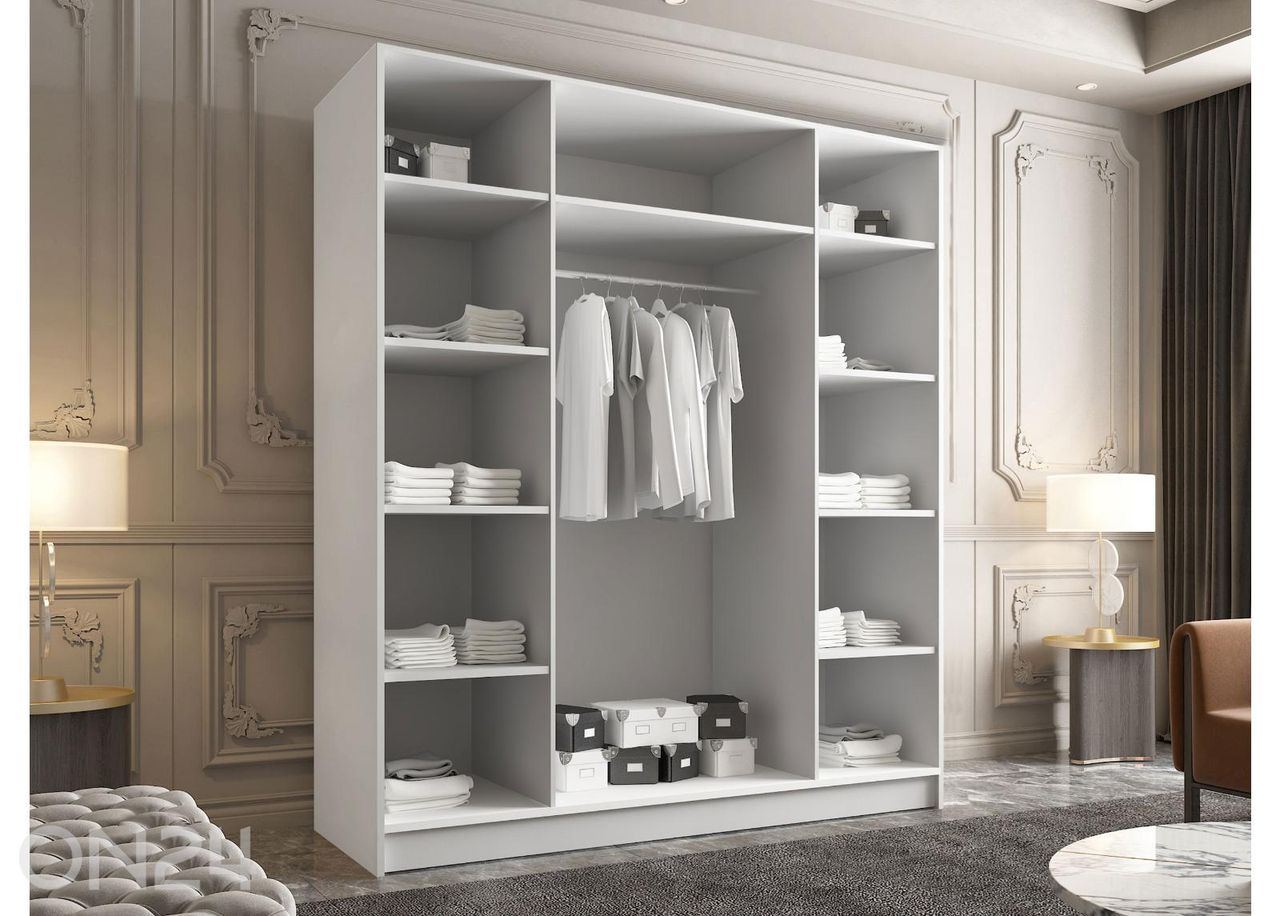 Riidekapp Firenze 200 cm suurendatud