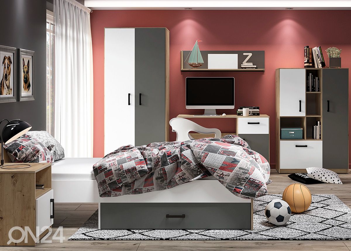 Riidekapp Firenze 80 cm suurendatud