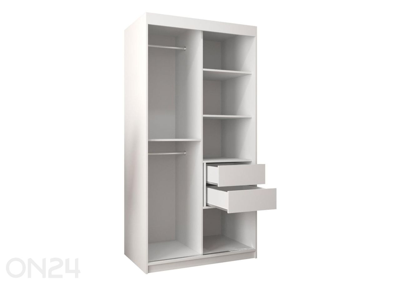 Riidekapp Flutes 100 cm suurendatud