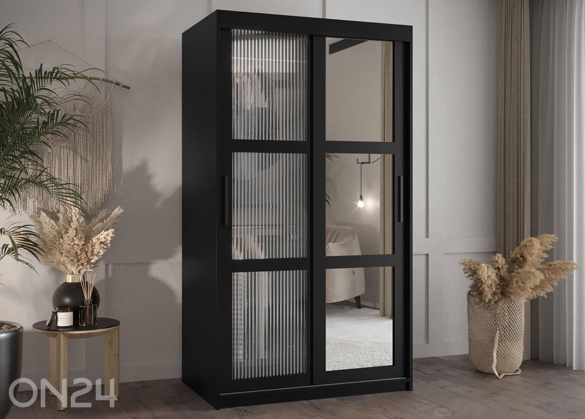 Riidekapp Flutes 100 cm suurendatud