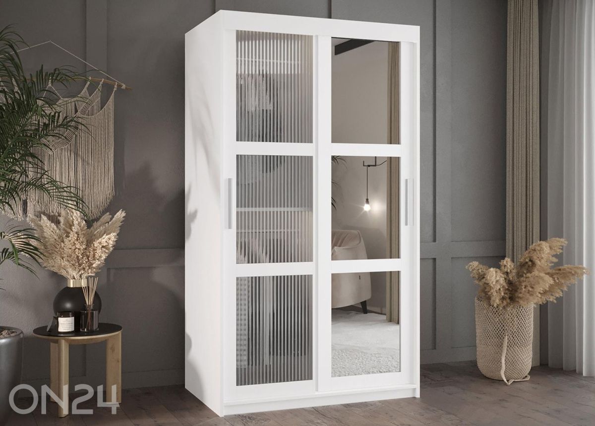 Riidekapp Flutes 100 cm suurendatud