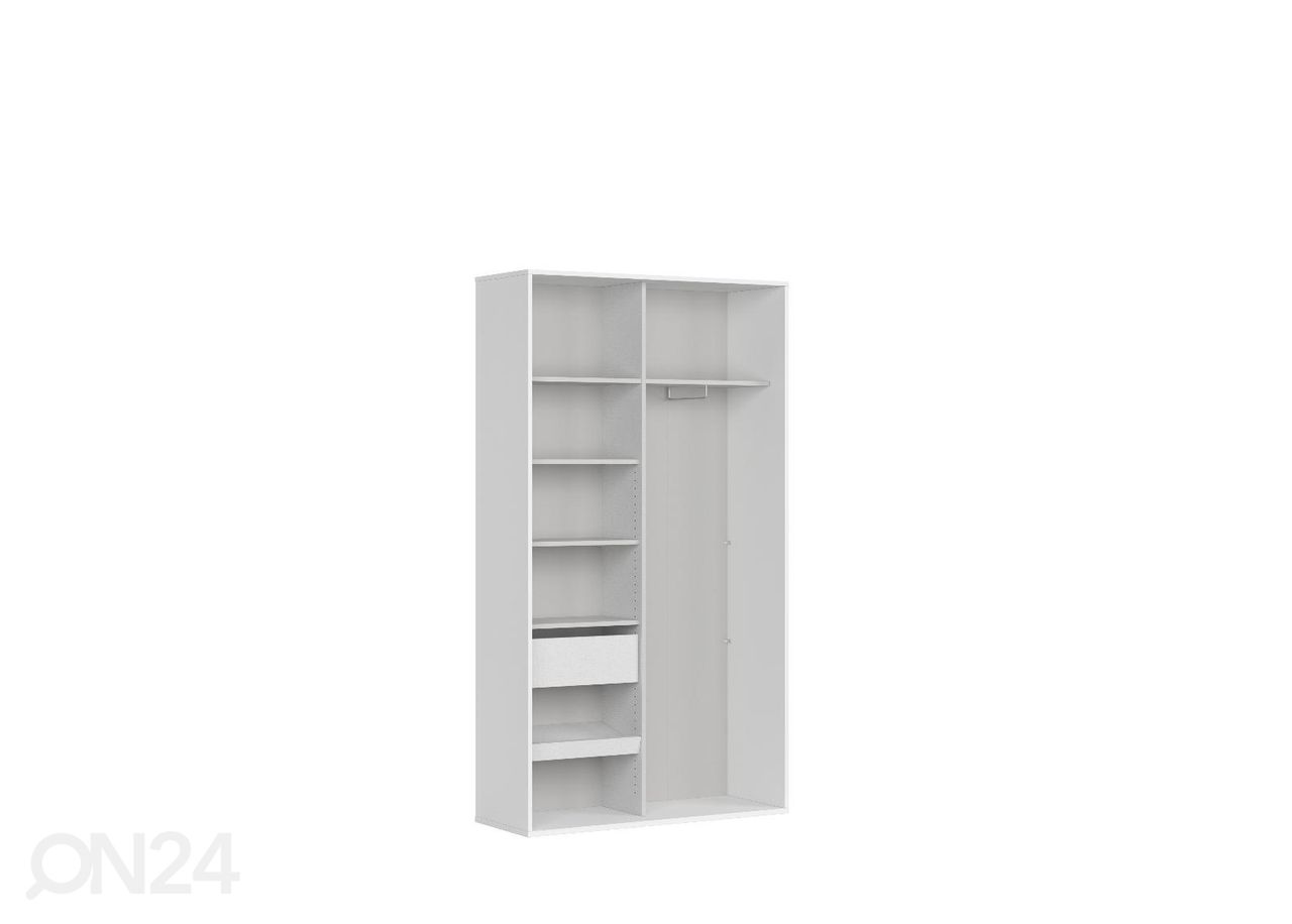 Riidekapp Franziska 120 cm suurendatud