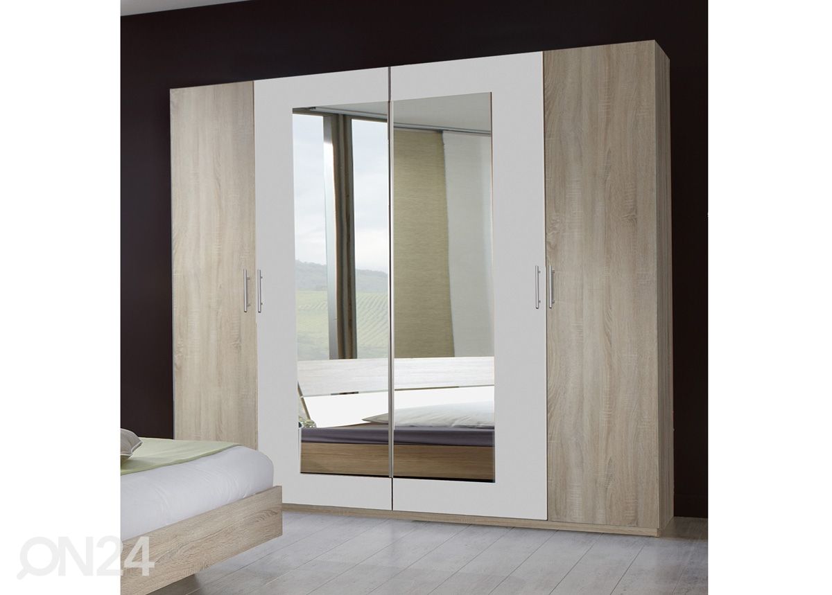 Riidekapp Franziska 225 cm suurendatud