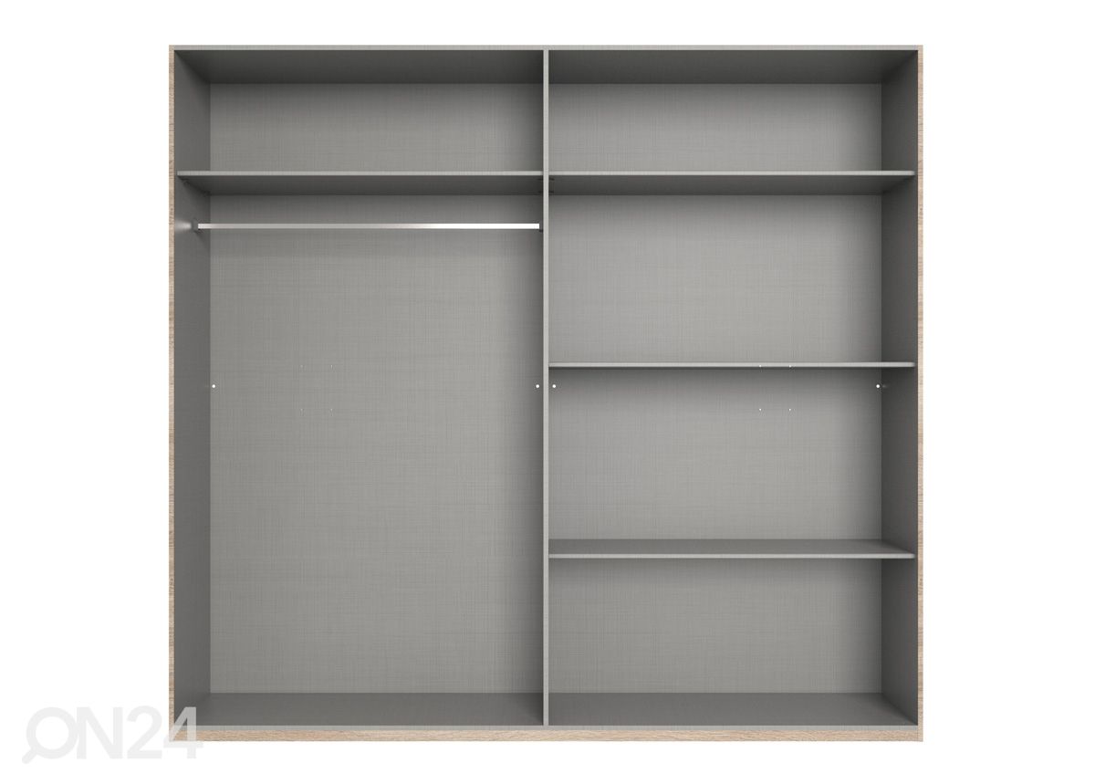 Riidekapp Franziska 225 cm suurendatud