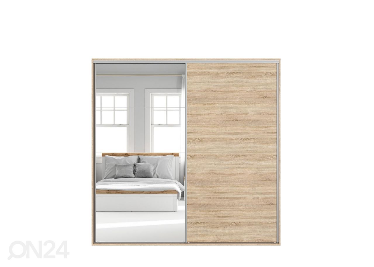 Riidekapp Franziska 240 cm suurendatud