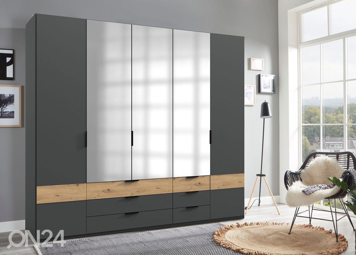Riidekapp Gibraltar 225 cm suurendatud