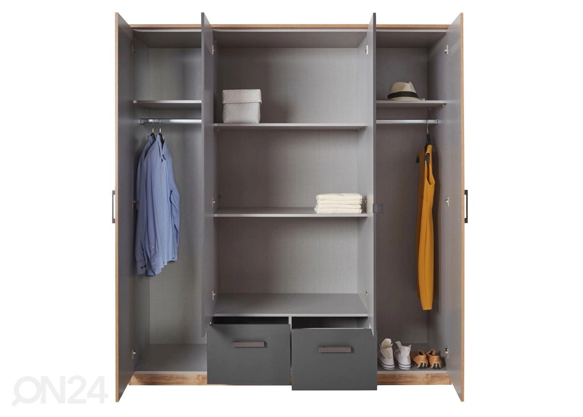Riidekapp Glasgow 180 cm suurendatud