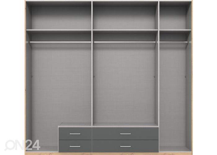 Riidekapp Gronau 225 cm suurendatud