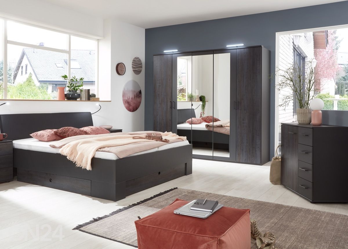 Riidekapp Kopenhagen 225 cm suurendatud
