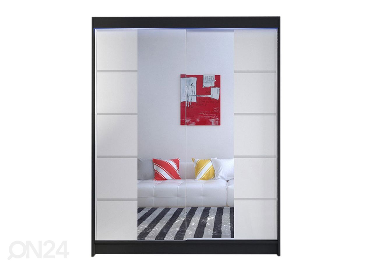 Riidekapp + LED suurendatud