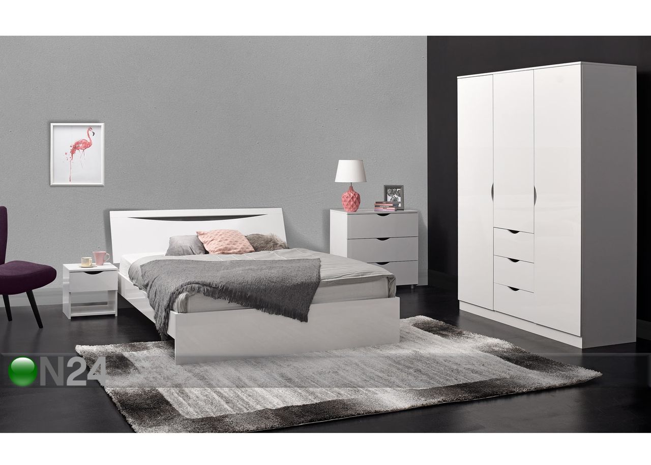 Riidekapp Letty white suurendatud