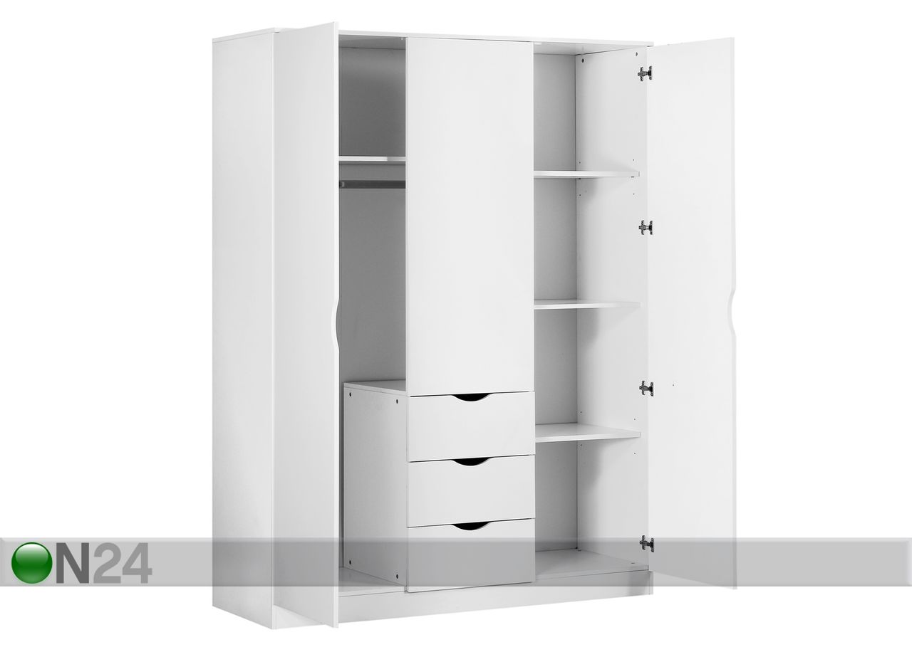 Riidekapp Letty white suurendatud
