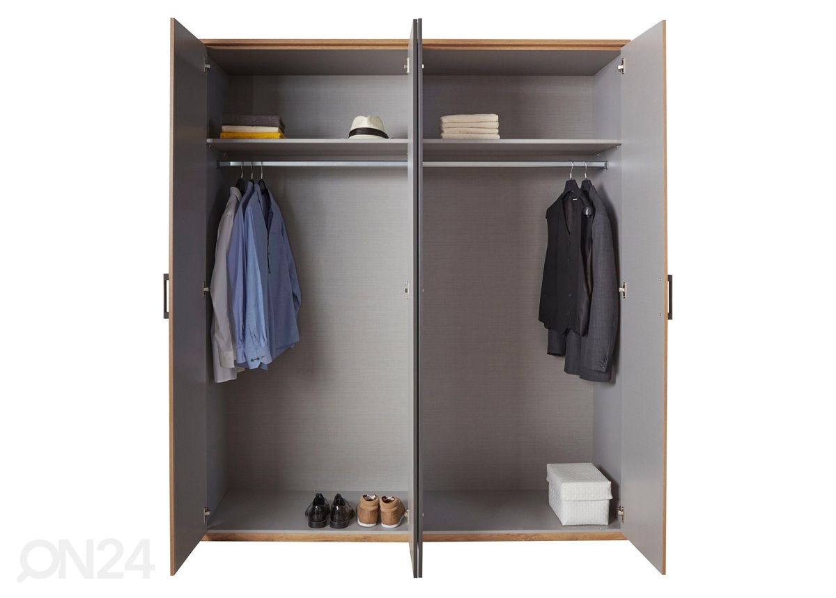 Riidekapp Malmö 180 cm suurendatud
