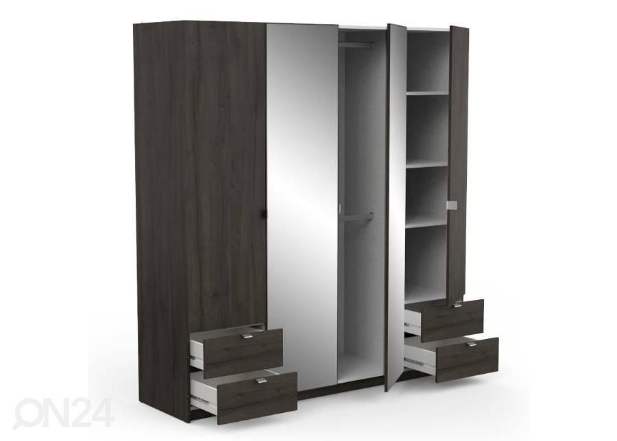 Riidekapp Mellie 178 cm suurendatud