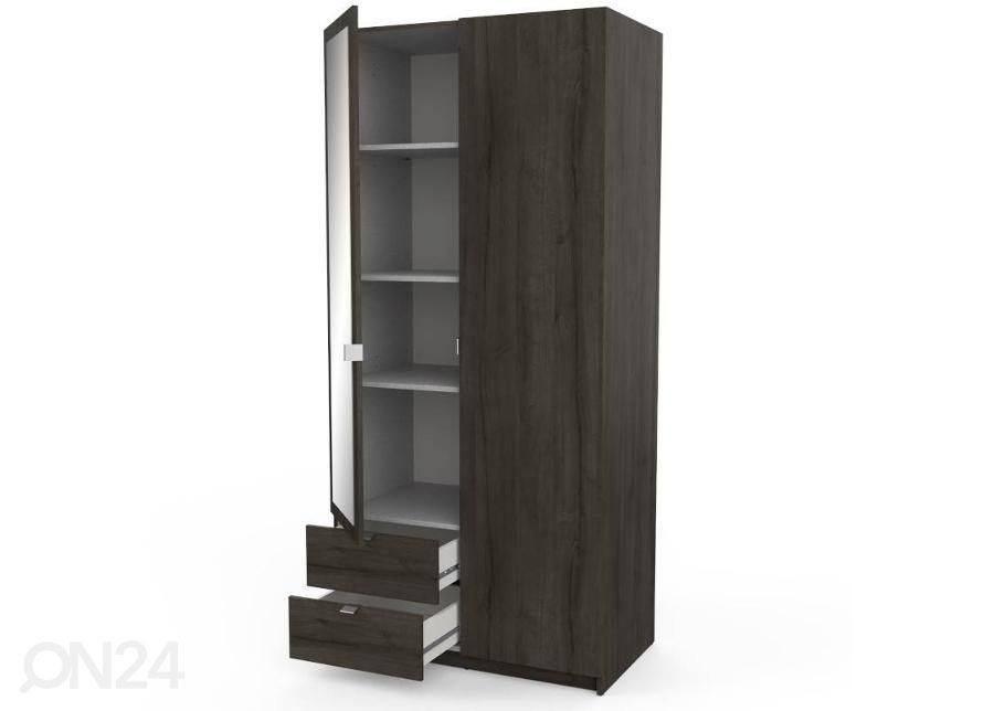 Riidekapp Mellie 88,9 cm suurendatud