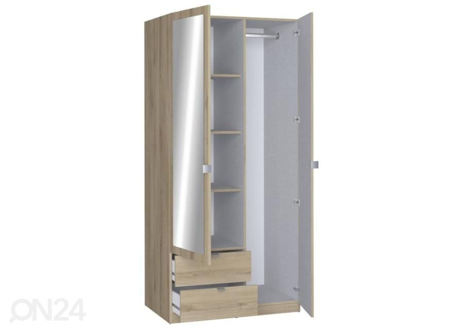 Riidekapp Mellie 90 cm suurendatud