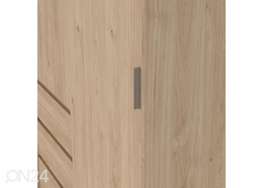 Riidekapp Naia 118 cm, hickory suurendatud